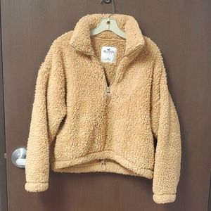 Hollister soft half zip pull over